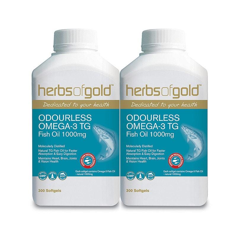 HERBS OF GOLD Odourless Fish Oil