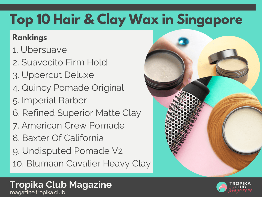 Top 10 Hair & Clay Wax in Singapore