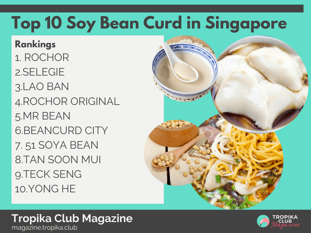 Top 10 Soy Bean Curd in Singapore
