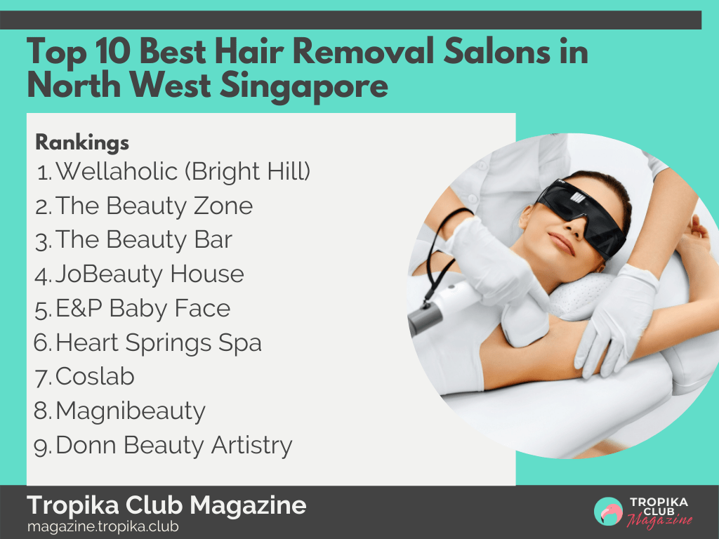 Top 10 Best Hair Removal Salons in  North West Singapore