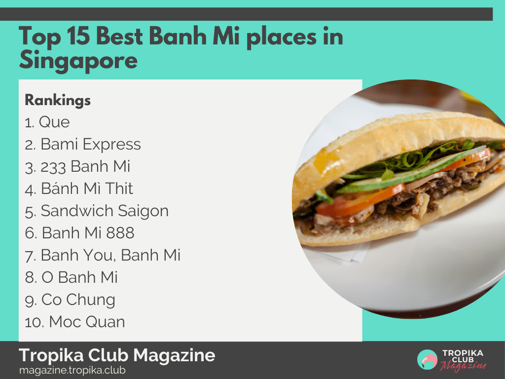 2021 Tropika Magazine Image Snippet - Top 15 Best Banh Mi places in Singapore
