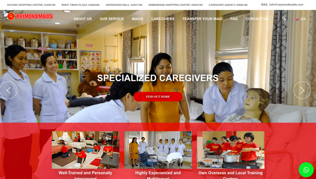 Raymond maid agency - best maid agencies in singapore