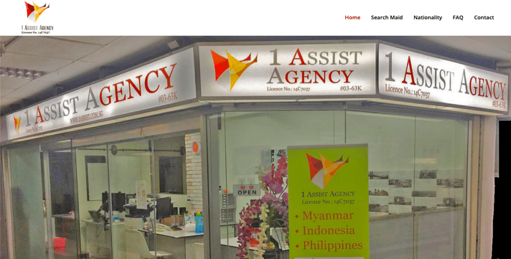 1 Assist Agency - best maid agencies in singapore