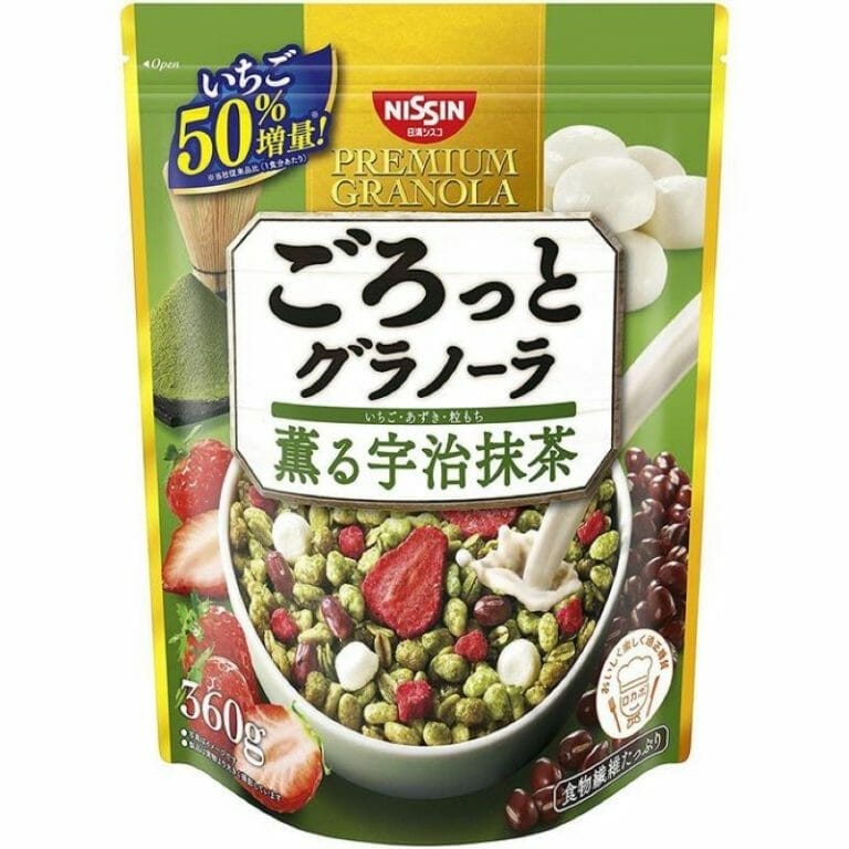 Shop Malaysia] 【NEW ARRIVAL🌈】Nissin Premium Gorotto Granola Strawberry  Flavour 400g/ Premium Uji Matcha Flavour 360g | Shopee Singapore
