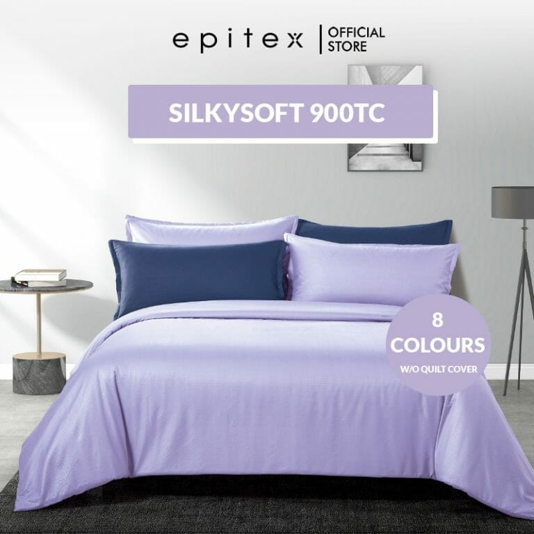 Epitex Silkysoft 900TC SS8052 fitted sheet set | bedsheet set (Without  Quilt Cover) | Shopee Singapore