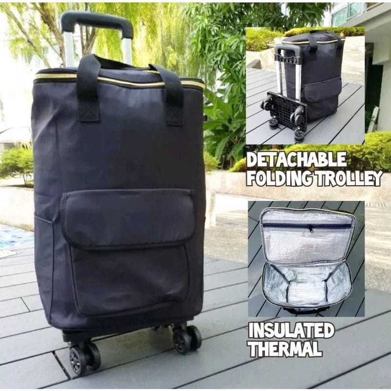 Thermal 360° Market Grocery Shopping Bag Trolley (SG Seller) | Lazada  Singapore