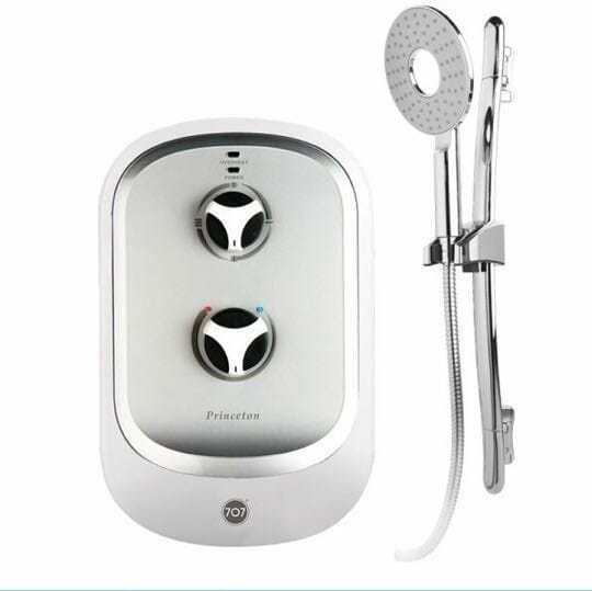 Princeton 707 Instant Water Heater in Silver, TV & Home Appliances, Water Heater & Instant Showers on Carousell