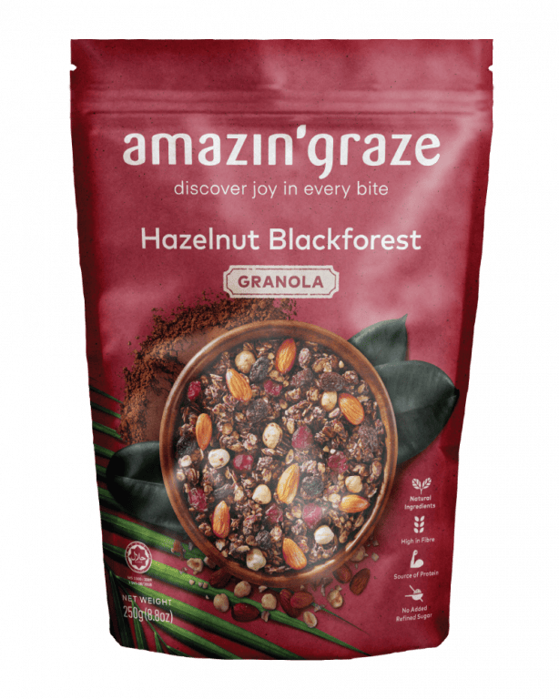 Hazelnut Blackforest Granola – Amazin' Graze Singapore