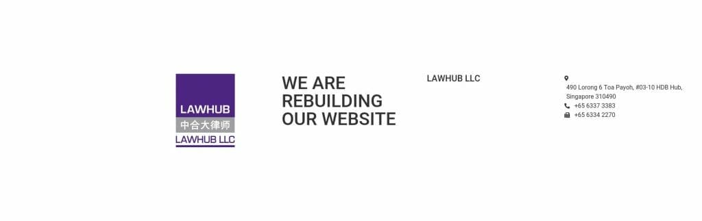 lawhub.com.sg - .SG Domain Names: Singapore Business Directory