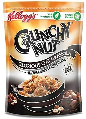 Kellogg's Crunchy Nut Cereal, Oat Granola Choco Hazelnut, 380g : Amazon.sg:  Grocery